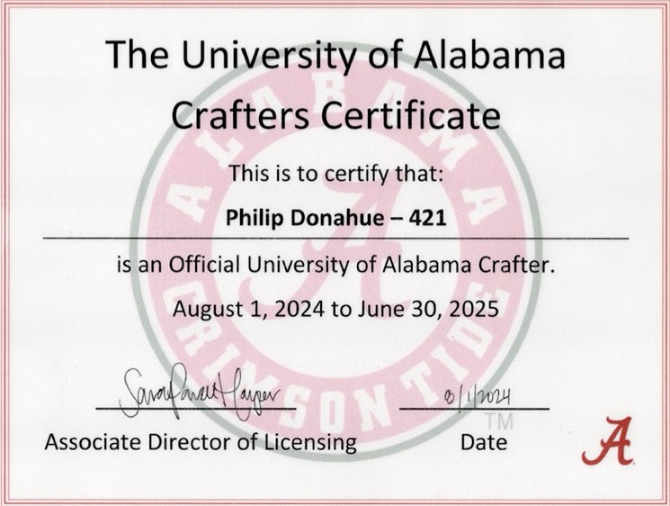 Alabama Football Serving Tray (officially licensed)